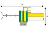 Ultimate Swing Set 2 Dimensions